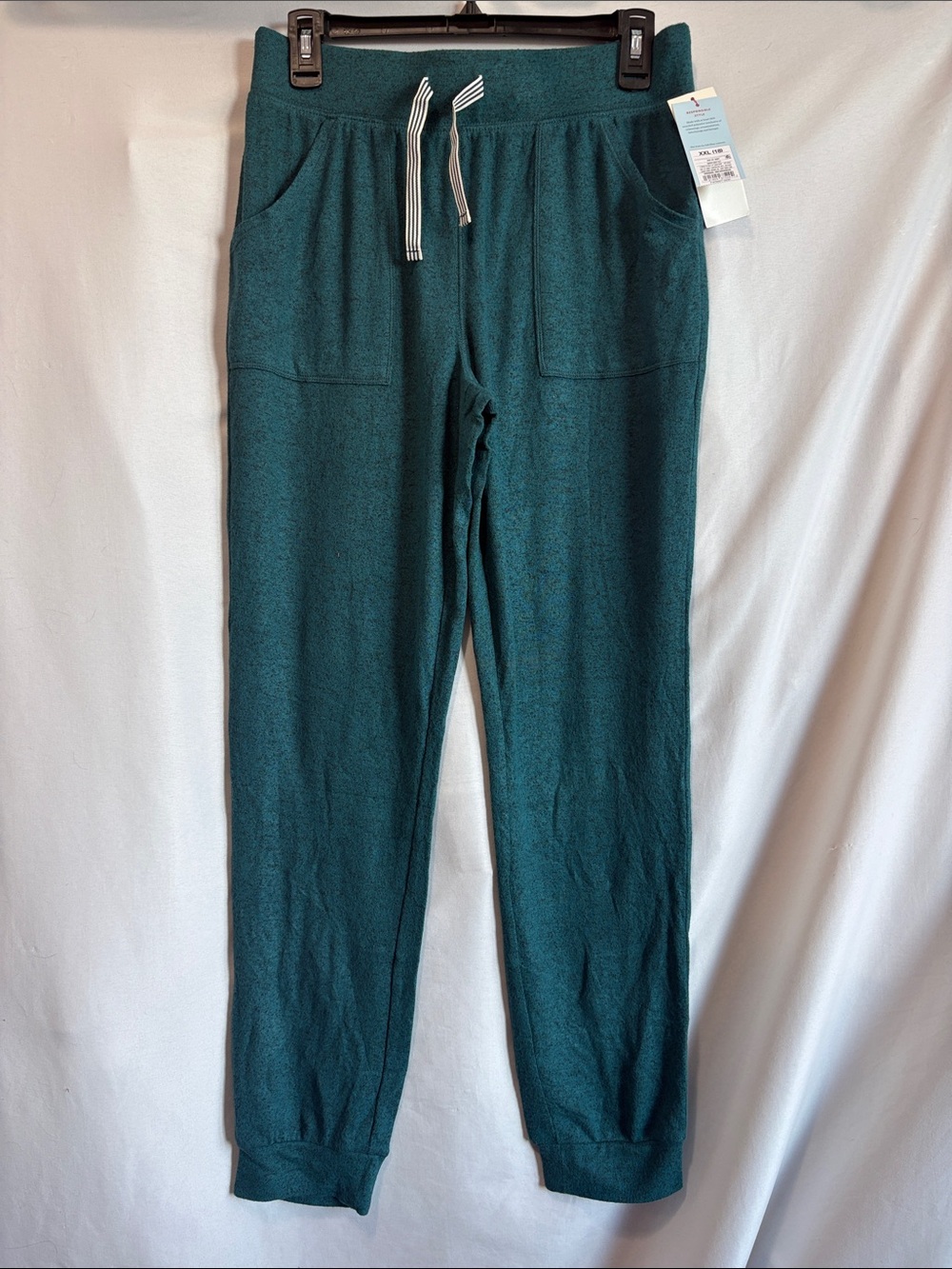 Cat & Jack Teal Green Kids Drawstring Joggers